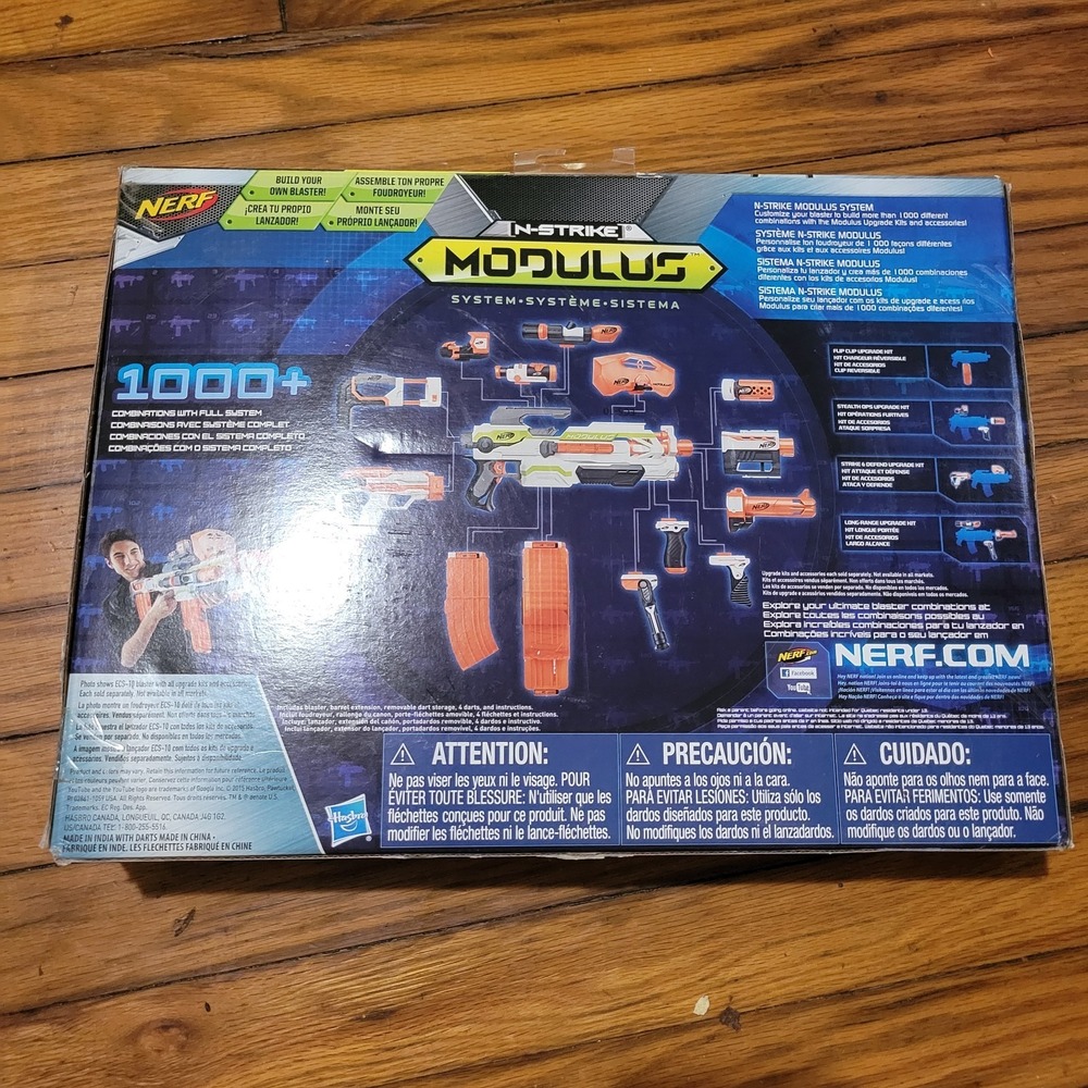 Creasing Shipping Box Nerf | Toys | Nerf Nstrike Modulus Ionfire Blaster B468 New In Box 4 ...
